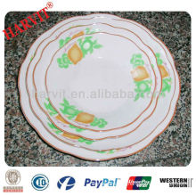2014 New Design Personalized Porcelain Plates/Porcelain Souvenir Plate/Grape Decorative Plate